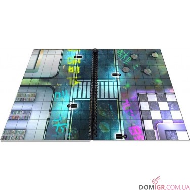 Купити The Giant Book of CyberPunk Battle Mats The Giant Book of CyberPunk Battle Mats